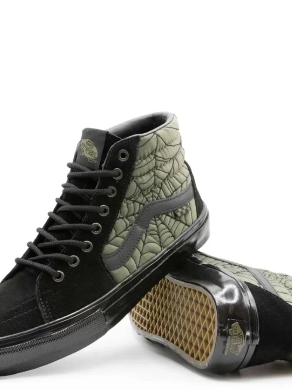 Vans Sk8-Hi Quilted Green Kadow Web